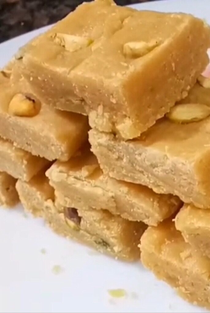 Moong dal Burfi Halwai Style