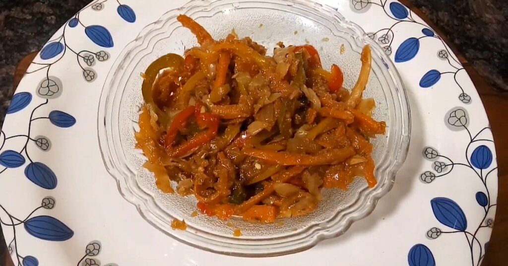 Hotel style indo Chinese vegetable mix