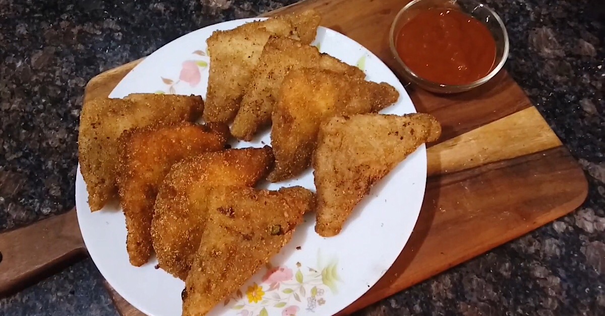 Bread Samosa sandwich recipe