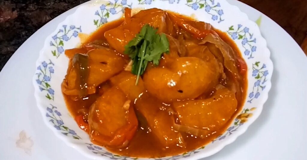 how to make chilli potato in hindi