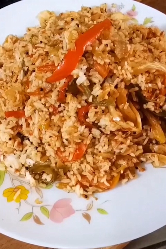 Schezwan fried rice recipe