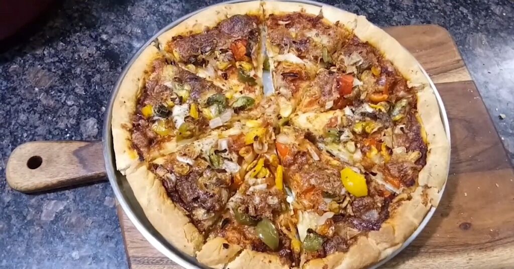 Cheese burst pizza Dominos